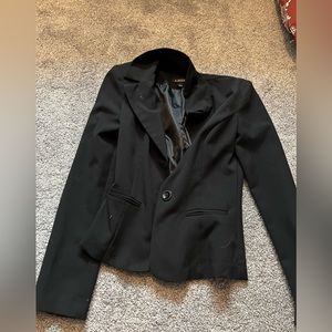 Black amy byer blazer size small